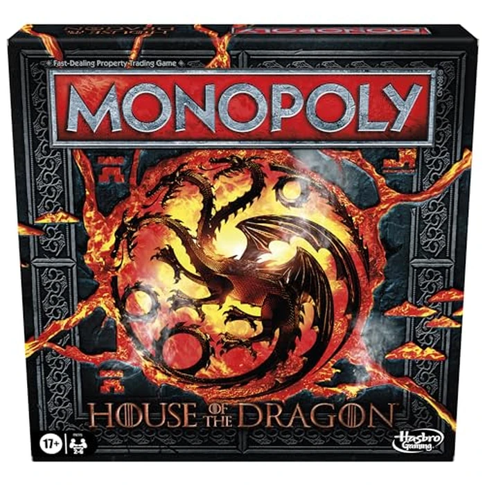 Monopoly House of the Dragon Edition Board Game | Based on the Hit TV Series | Ages 17 and Up | 2 to 6 Players | Strategy Games - English (Amazon Exclusive) by Monopoly - Image 1