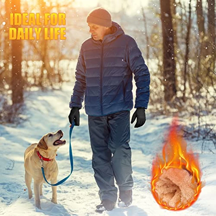 ihuan Winter Waterproof Ski Gloves Men Women, Snow Warm Cycling Cold Weather, Driving Biking Running by ihuan - Image 2