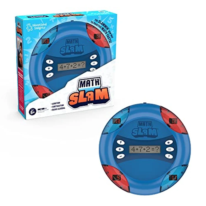 Educational Insights Math Slam - Handheld Electronic Math Games for Kids 5-7, First Grade Addition and Subtraction Games, Basic Algebra Learning Game, Self-Teaching Elementary STEM Tools by Educational Insights - Image 2