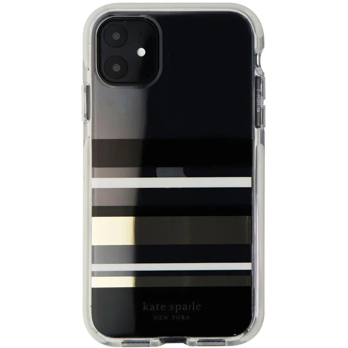 Kate Spade Defensive Hardshell Phone Case for iPhone 11 - Park Stripe by Kate Spade - Image 2