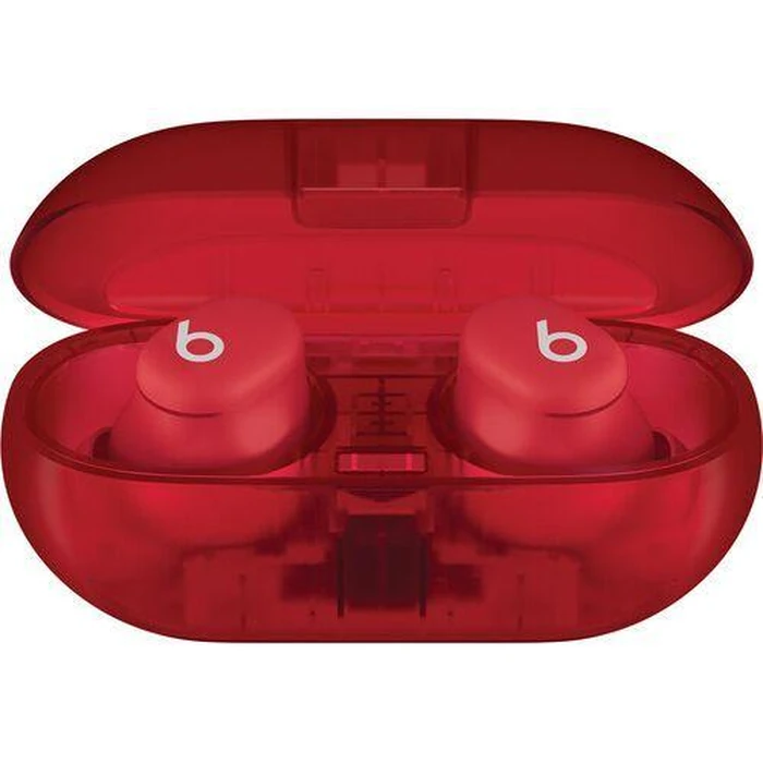 Beats by Dre Solo Buds True Wireless Bluetooth Earbuds - Transparent Red by Beats by Dre - Image 4