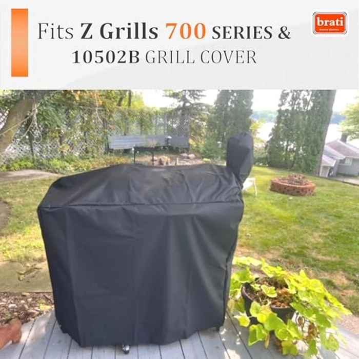 Grill Cover for Z Grills 700 Series and 10502B Pellet Smoker,54 Inch Z Grills Pellet Grill Cover Accessories by brati - Image 6