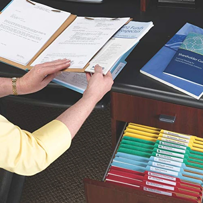 Smead Classification Folders, Legal Size, 2 Pockets, 10 Per Box, Blue (19081) by Smead - Image 2