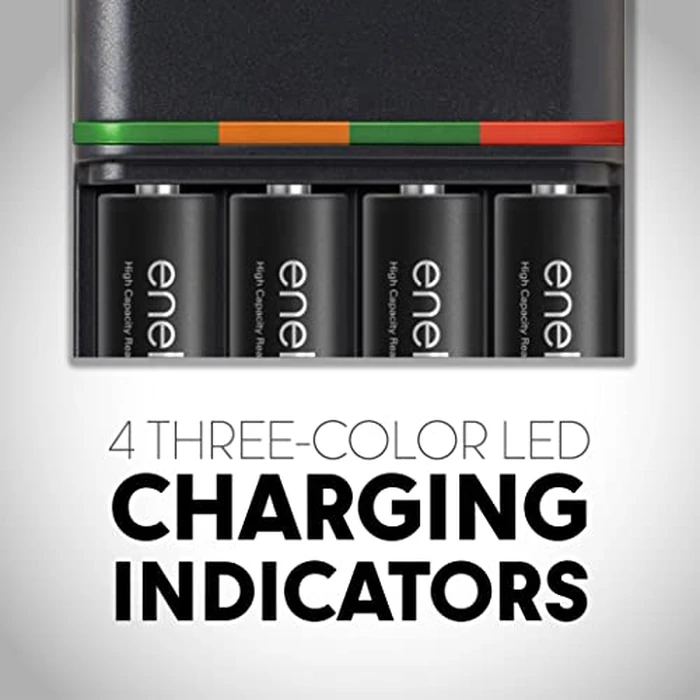 Panasonic K-KJ55KHC4BA Advanced 4 Hour Quick Battery Charger with 4AA eneloop pro High Capacity Rechargeable Batteries by Eneloop - Image 4