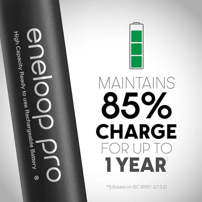 Panasonic K-KJ55KHC4BA Advanced 4 Hour Quick Battery Charger with 4AA eneloop pro High Capacity Rechargeable Batteries by Eneloop - Image 7