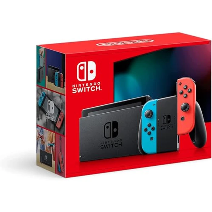 Nintendo Switch with Neon Blue and Neon Red Joy-Con - Handheld Gaming Console by Nintendo - Image 2