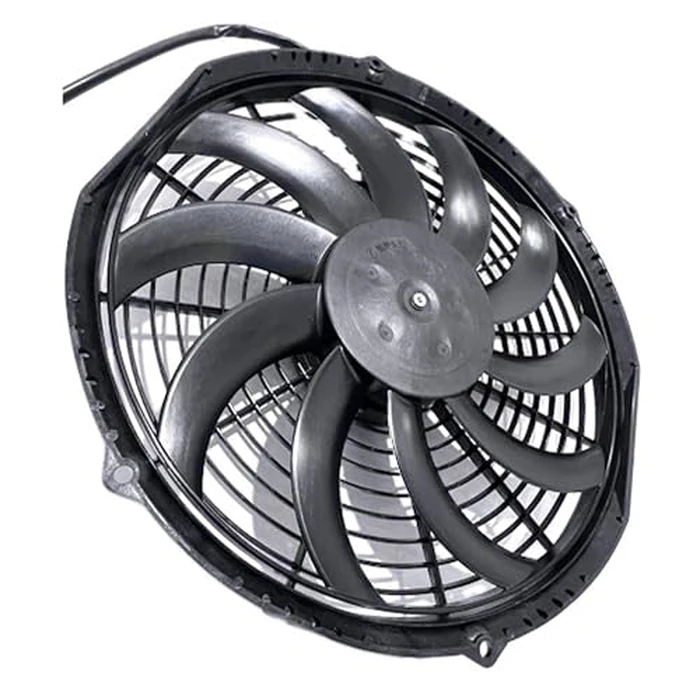 SPAL 30101522 12" Fan Puller Curved Blades 12 Volt High-Performance 1226 cfm VA10-AP50/C-61A by Spal - Used - Like New condition - US$88.40