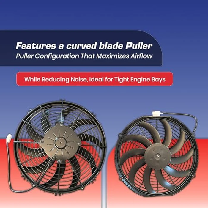SPAL 30101522 12" Fan Puller Curved Blades 12 Volt High-Performance 1226 cfm VA10-AP50/C-61A by Spal - Image 5