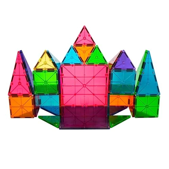 MAGNA-TILES Classic 32-Piece Magnetic Construction Set, The ORIGINAL Magnetic Building Brand by MAGNA-TILES - Image 4