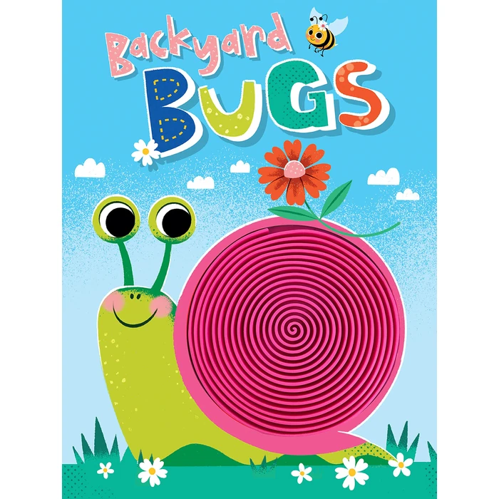 Backyard Bugs - Touch and Feel Board Book - Sensory Board Book (Touch & Feel Sensory Board Books for Baby & Toddler Time) by Little Hippo Books - Used - Acceptable condition - US$2.13