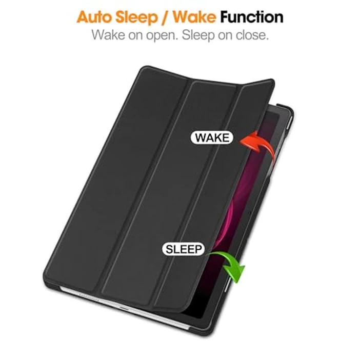 Kepuch Custer Case for T-Mobel Revvl Tab 5G 10.36",Ultra-Thin PU-Leather Hard Shell Cover - Black by Kepuch - Image 2