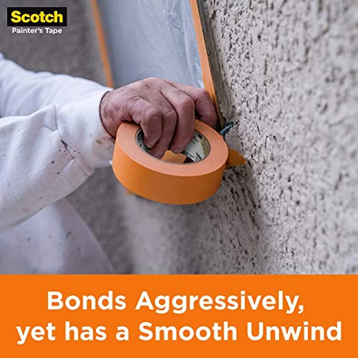 Scotch Heavy Duty Painter's Tape, 9 Rolls, 0.94 in x 60.1 yd, for Use On Vinyl, Carpet, Metal, & Plastic, Indoor & Outdoor Masking Tape, Bonds Aggressively, 3-Day Clean Removal (2020+-24AP9) by Scotch - Image 6