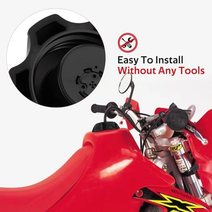 JAVIK Gas Cap Fuel Tank Cap for Honda XR650R XR200R XR600R XR250R XR400R 1988-2007 XR80R XR100R XR70R 1988-2000 O.E.M# 17620-KT1-780 by JAVIK - Image 8