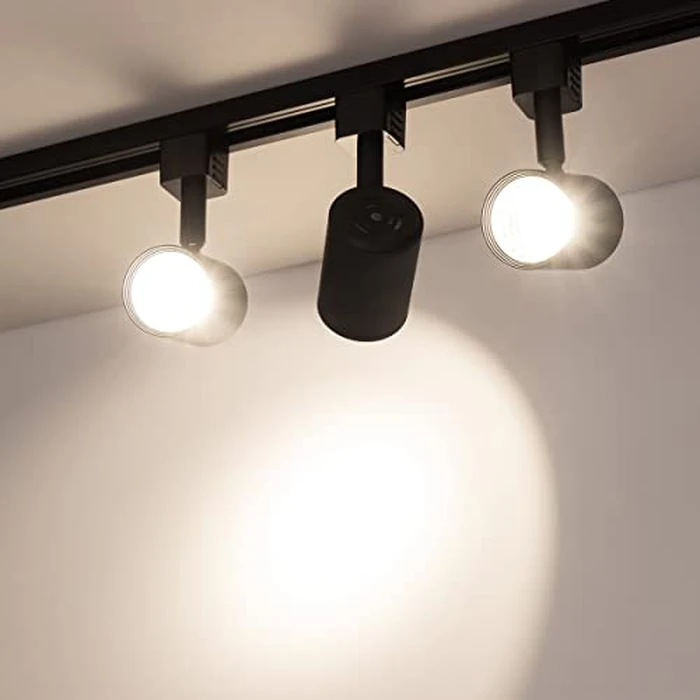 mirrea LED Track Lighting Heads Compatible with Single Circuit J Type Track Lighting Rail Ceiling Spotlight for Accent Task Wall Art Exhibition Lighting 6.5W 24 degrees Black Pack of 6 (4000K Neutral White) by mirrea - Image 6