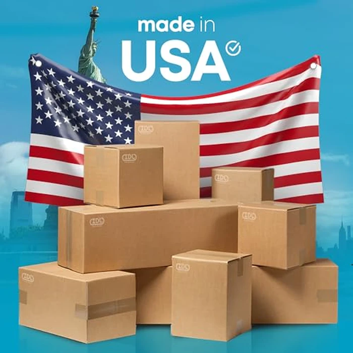 IDL Packaging - B-12128-5 Small Corrugated Shipping Boxes 12"L x 12ΓǥW x 8"H (Pack of 5) - Excellent Choice of Sturdy Packing Boxes for USPS, UPS, FedEx Shipping by IDL Packaging - Image 6