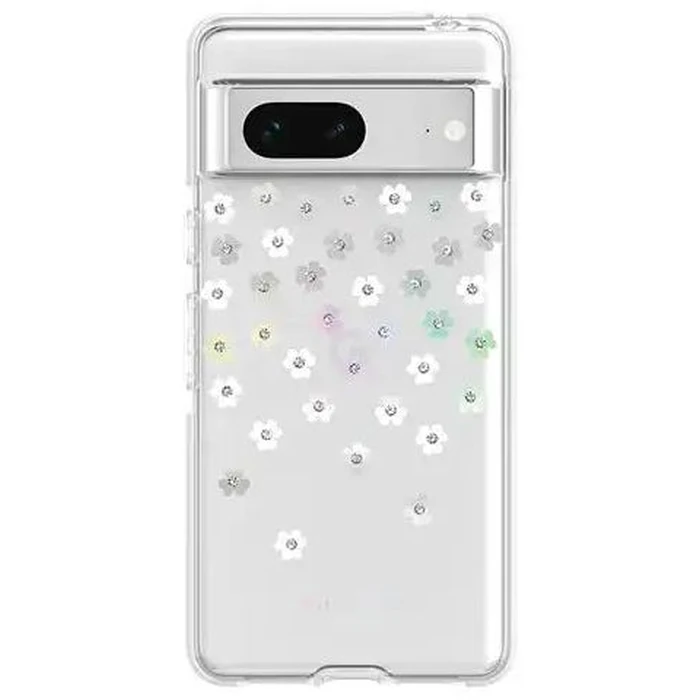 Kate Spade New York Defensive Hardshell Phone Case for Google Pixel 7 - Scattered Flowers by Kate Spade - Refurbished - Brand New condition - US$13.43