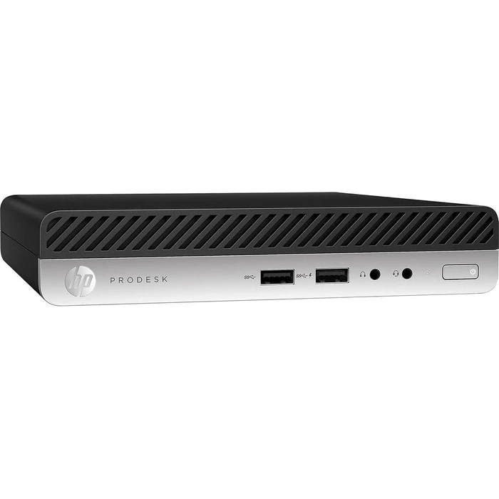 HP ProDesk 405 G4 Desktop Mini PC - AMD Ryzen 5 PRO 2400GE 3.2GHz - 180GB - Black/Silver - 8GB RAM by HP - Image 2