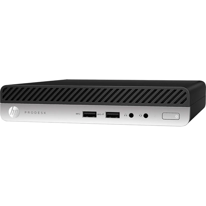 HP ProDesk 405 G4 Desktop Mini PC - AMD Ryzen 5 PRO 2400GE 3.2GHz - 180GB - Black/Silver - 8GB RAM by HP - Image 3