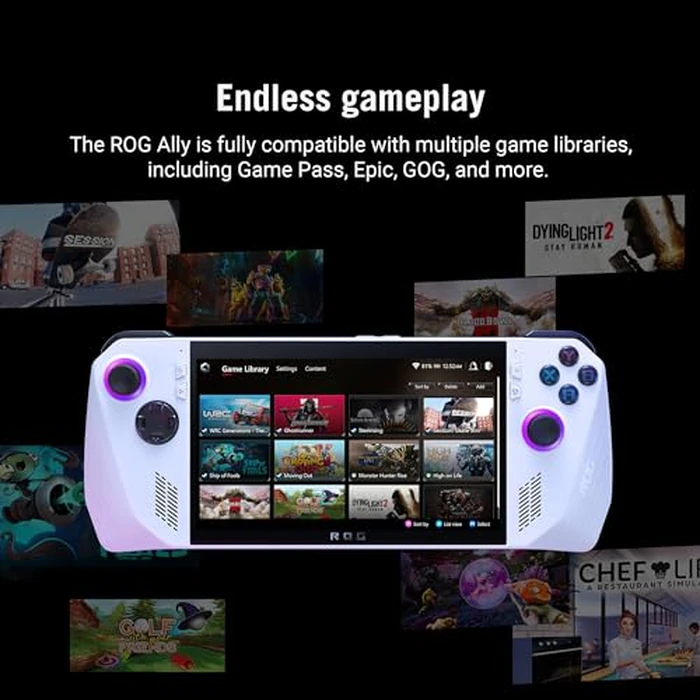 ASUS ROG Ally 7" 120Hz Gaming Handheld - AMD Z1 Extreme Processor - 512GB - White by Asus - Image 3