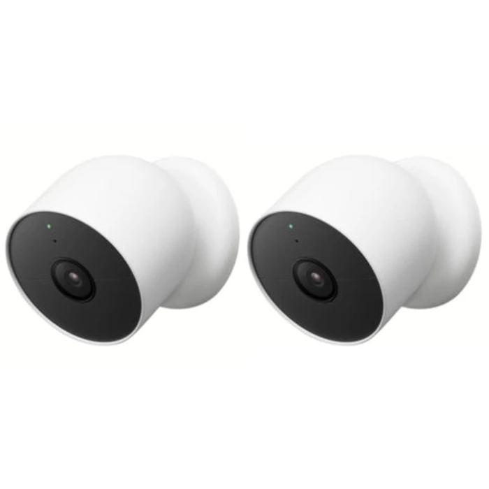 Google Nest Cam Outdoor or Indoor (2pcs) - White by Google - Refurbished - Excellent condition