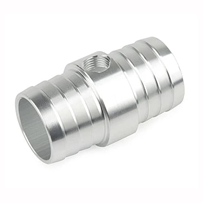 CNC Aluminum 1-1/4" Hose with1/8" NPT Steam Port Adapter for Top Radiator Hose Barb Coupler Fit for LS Swap Coolant by MACHSWON - Image 6