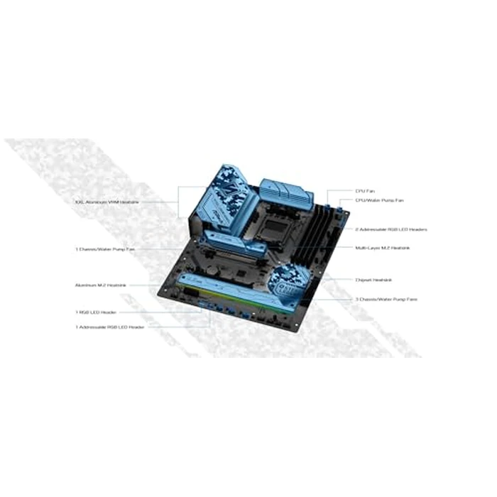ASRock B650 Steel Legend WiFi 6E AMD Socket AM5 Ryzen 9000 8000 and 7000 Series SATA3 M.2 DDR5 7200+(OC) 256GB SATA3 6.0 Gb/s ATX Motherboard BIOS Flashback by ASRock - Image 4