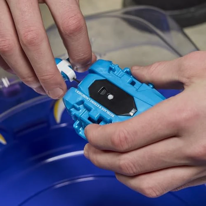 Beyblade X Cobalt Dragoon 2-60C Deluxe Left-Spin String Launcher Set with Attack Type Top Left-Spinning Top Toy; Great Gift for 8 Year Old Boys and Girls by Beyblade - Image 6