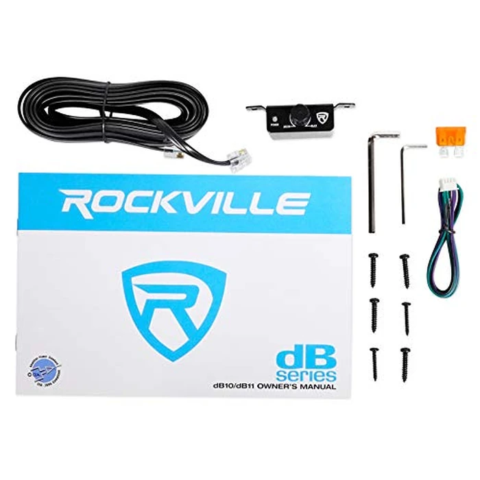 Rockville dB11 1400W Peak/350W RMS Mono 2-Ohm Class-D Car Amplifier, Wired Bass Remote, Compact Size, Low THD, for Powerful Car Audio by Rockville - Image 9