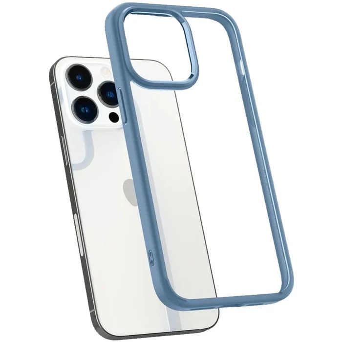 Spigen Crystal Hybrid Series Phone Case for iPhone 14 Pro Max - Sierra Blue by Spigen - Image 2