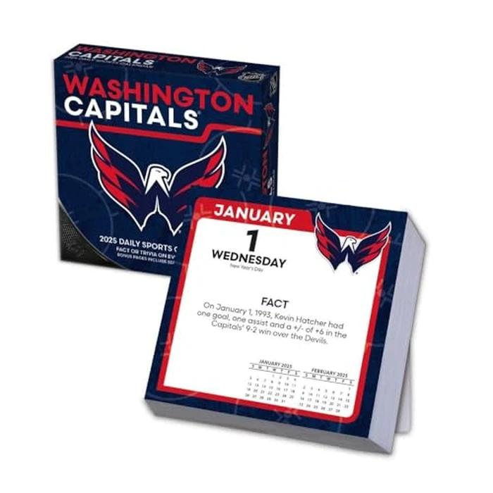 Turner Sports Washington Capitals 2025 Box Calendar (25998053098) by Turner Licensing - Used - Very Good condition - CA$5.70