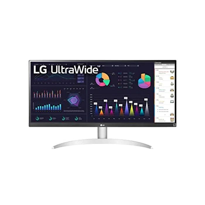 LG 29 Inch 29WQ600-W UltraWide Monitor with 21:9 FHD(2560 x1080) IPS Display, sRGB 99%, HDR10, AMD FreeSync, 1ms MBR, 100Hz, 2 x 7W Speakers with MaxxAudio, USB Type-C Connectivity, White by LG - Used - Like New condition