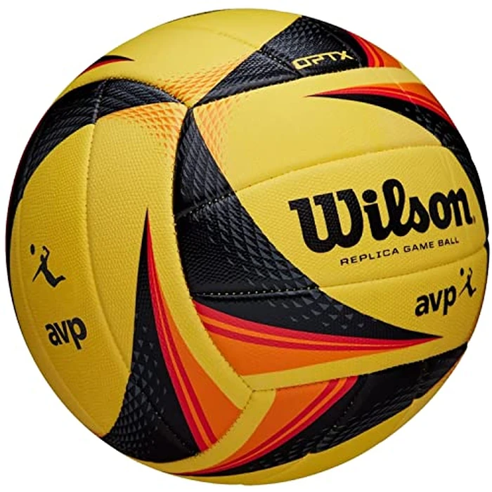 Wilson Optx Replica Outdoor Volleyball - Yellow by WILSON - Image 2