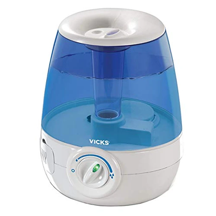 Vicks V4600-CAN Filter-Free Ultrasonic Cool Mist Humidifier, Medium Room Humidifier for Baby, Bedroom, Office Desk, with Variable Output Control, Dual Scent Pad Slots, Auto Shut-Off, 4.5L/1.2Gal by Vicks - Image 1