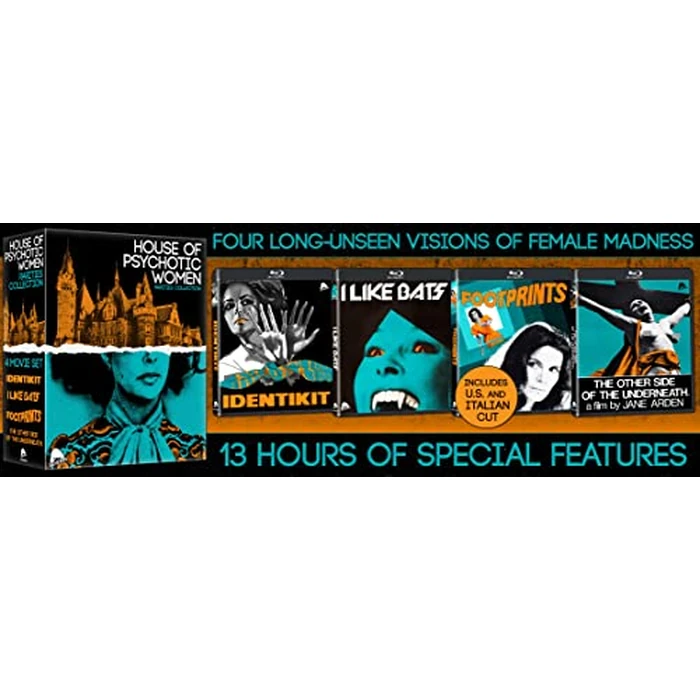 House Of Psychotic Women: Rarities Collection (5-Disc Collector's Set) [Blu-ray] by Severin Films - Image 1