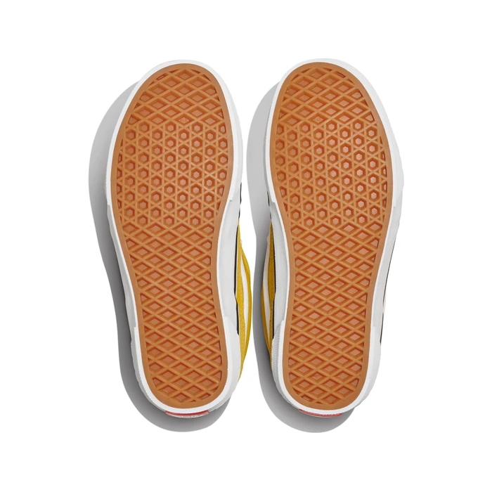 Vans Women's Caldrone Shoe - Chunky Low-Top Fashion Sneakers, Retro Inspired. Canvas Heritage Mustard. 7.5 by Vans - Image 4