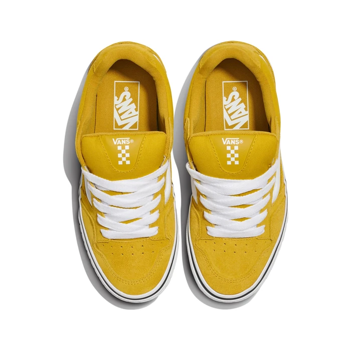 Vans Women's Caldrone Shoe - Chunky Low-Top Fashion Sneakers, Retro Inspired. Canvas Heritage Mustard. 7.5 by Vans - Image 5