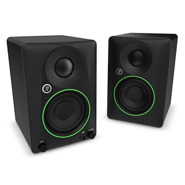 Mackie CR3.5 3.5" Creative Reference Powered Studio Monitors with Tone Knob and Location Switch - Active Speakers for Music Production, Desktop Computer, Gaming, HiFi Listening by Mackie - Used - Like New condition - US$84.99