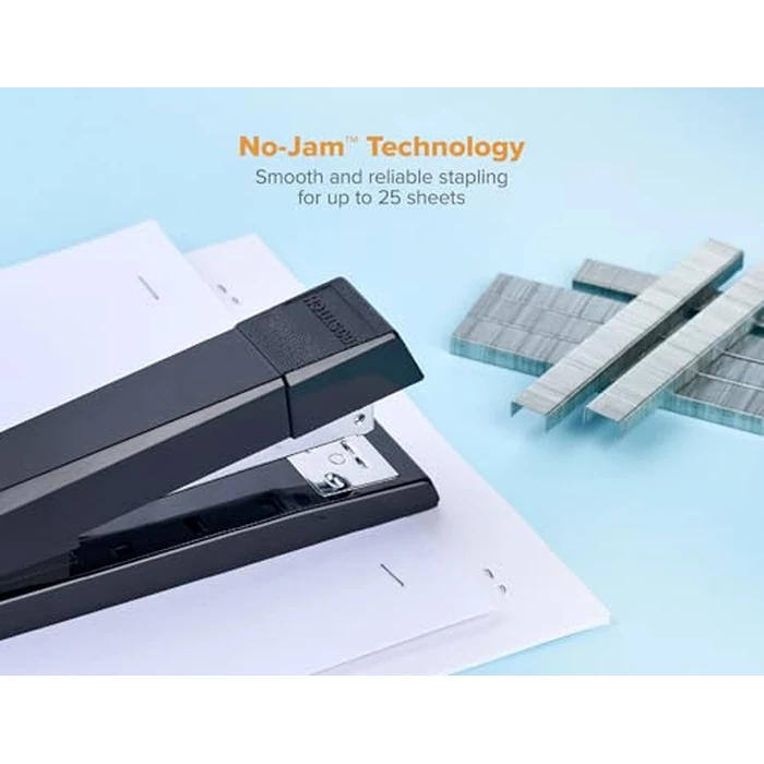 Bostitch Office Stapler, No-Jam Premium for Desktop, Includes 1,250 Staples, Full-Strip, 25 Sheet Capacity, Black, 3 Pack by Bostitch - Image 5