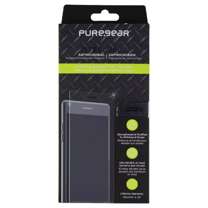 PureGear Steel 360 Series Screen Protector for Galaxy S21 (5G) - Clear by PureGear - Refurbished - Brand New condition