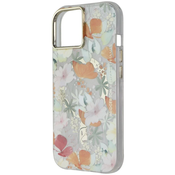 Elizabeth James Bridgerton Phone Case with MagSafe for iPhone 15 Pro - Lady Whistledown by Elizabeth James - Image 1