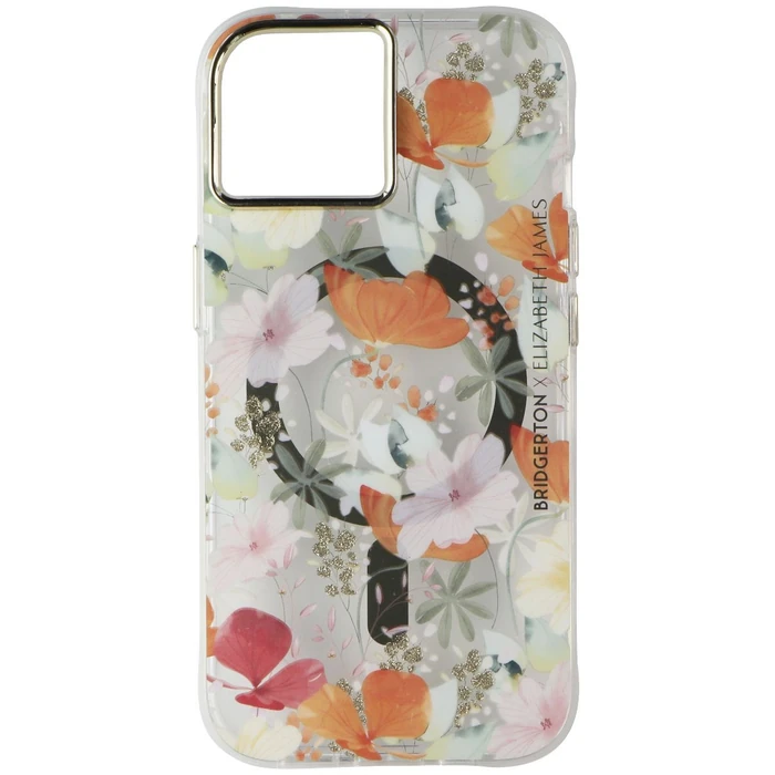 Elizabeth James Bridgerton Phone Case with MagSafe for iPhone 15 Pro - Lady Whistledown by Elizabeth James - Image 2
