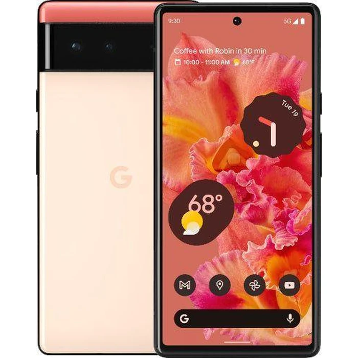 Google Pixel 6 - 128GB - Kinda Coral - Unlocked by Google - Refurbished - Good condition