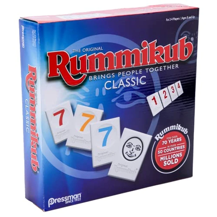 Pressman Rummikub - The Original Rummy Tile Game | Exciting Family Game of Strategy and Luck | Promotes STEM Skills | For Kids, Teens, Adults | 2-4 Players, Ages 8+ by Pressman - Image 3