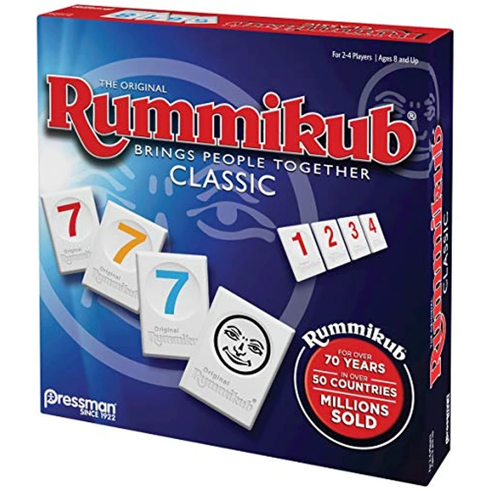 Pressman Rummikub - The Original Rummy Tile Game | Exciting Family Game of Strategy and Luck | Promotes STEM Skills | For Kids, Teens, Adults | 2-4 Players, Ages 8+ by Pressman - Image 4