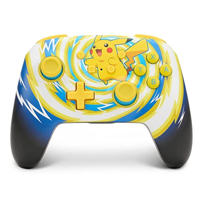 PowerA Enhanced Wireless Controller for Nintendo Switch/Switch 2 / Switch Lite/OLED Model - Pokémon: Pikachu Vortex - Gamepad, game controller, Officially Licensed by PowerA - Used - Like New condition