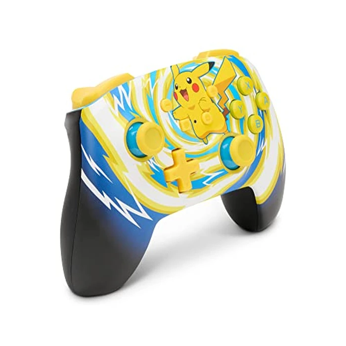 PowerA Enhanced Wireless Controller for Nintendo Switch/Switch 2 / Switch Lite/OLED Model - Pokémon: Pikachu Vortex - Gamepad, game controller, Officially Licensed by PowerA - Image 3