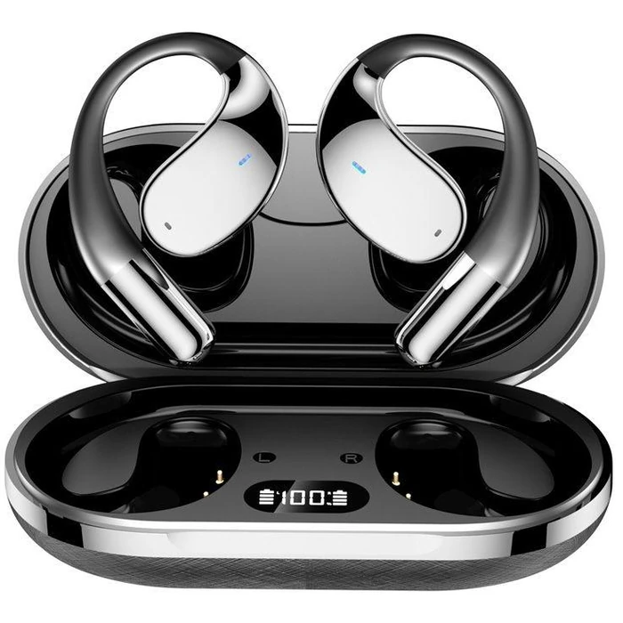 Generic VT-W20 Bone Conduction Bluetooth Earphones with Microphone - White/Black by Generic - Refurbished - Excellent condition - US$42.45