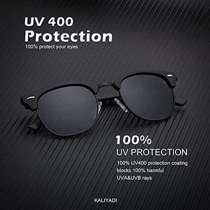 KALIYADI Polarized Sunglasses for Men and Women Unisex Sun glasses UV Blocking Lightweight by KALIYADI - Image 2