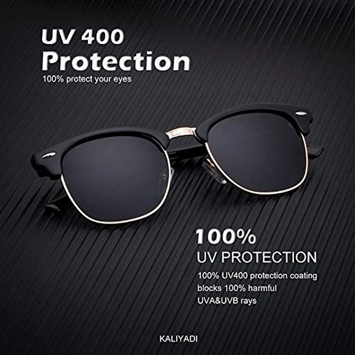 KALIYADI Polarized Sunglasses for Men and Women Unisex Sun glasses UV Blocking Lightweight by KALIYADI - Image 3