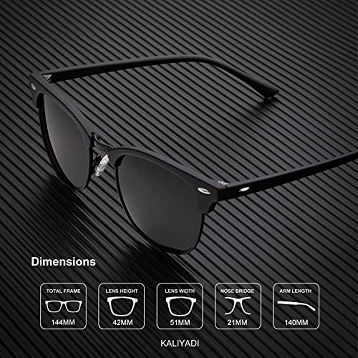 KALIYADI Polarized Sunglasses for Men and Women Unisex Sun glasses UV Blocking Lightweight by KALIYADI - Image 4